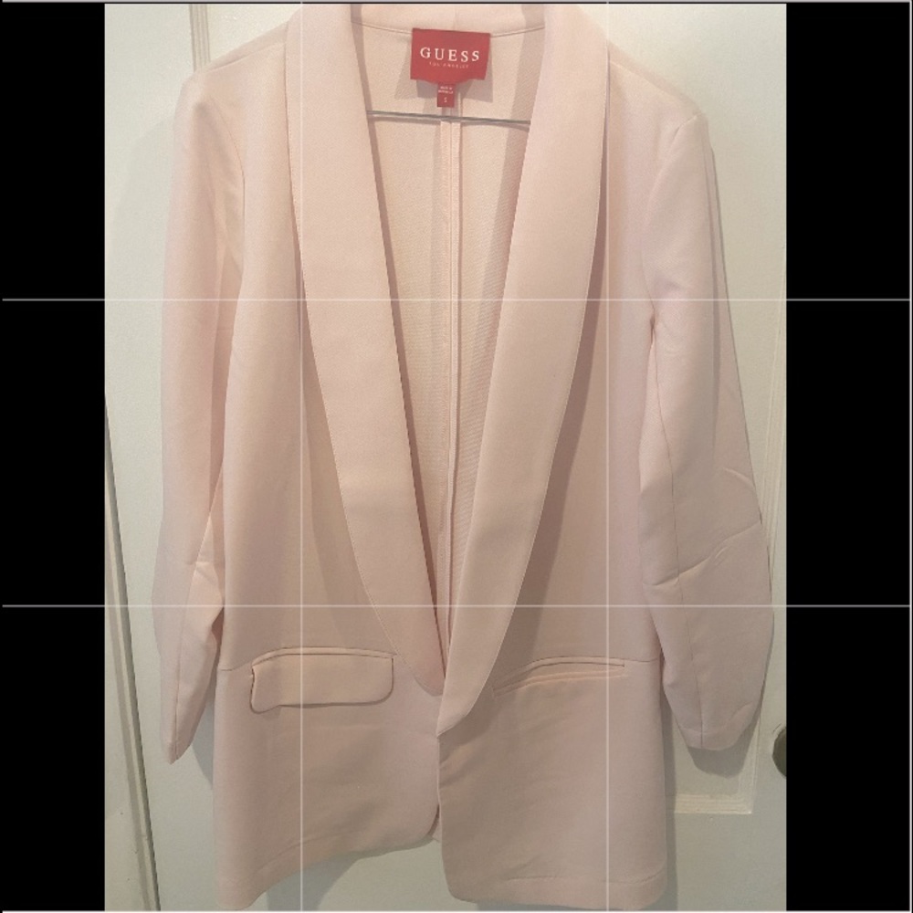 Light pink blazer jacket